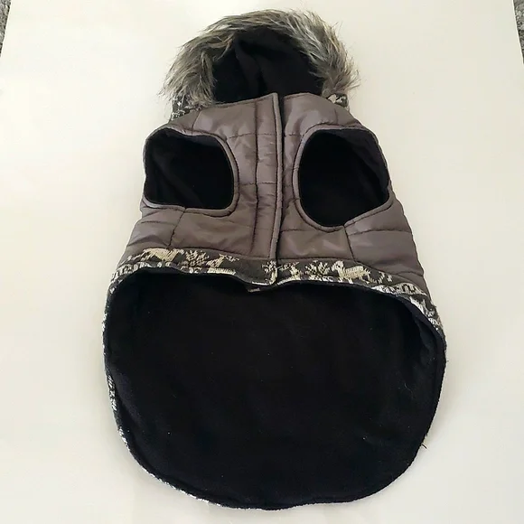 Outdoor dog hooded winter jacket - Picture 3 of 9